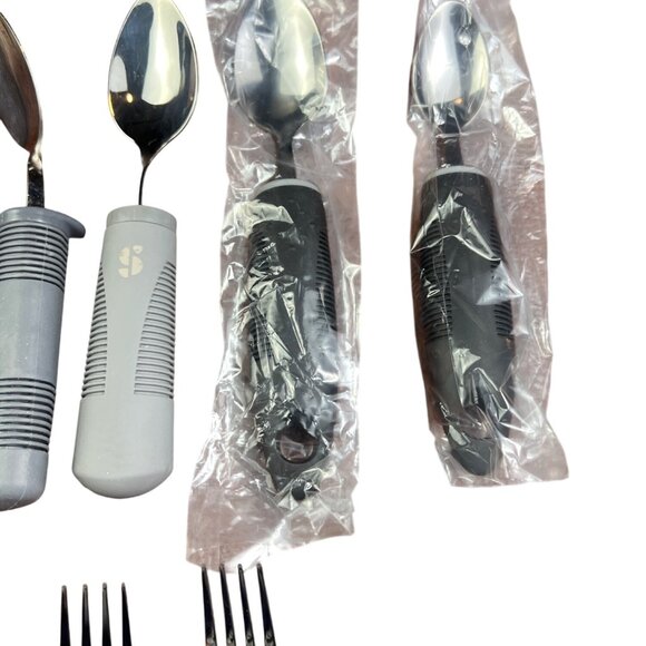 Adaptive Stainless Steel Utensils Set Of 10 With Ergonomic Handles For Easy Grip - Picture 6 of 6